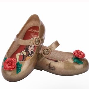 MINI MELISSA SWEET LOVE + DISNEY PRINCESS BB GOLD/RED Size 8